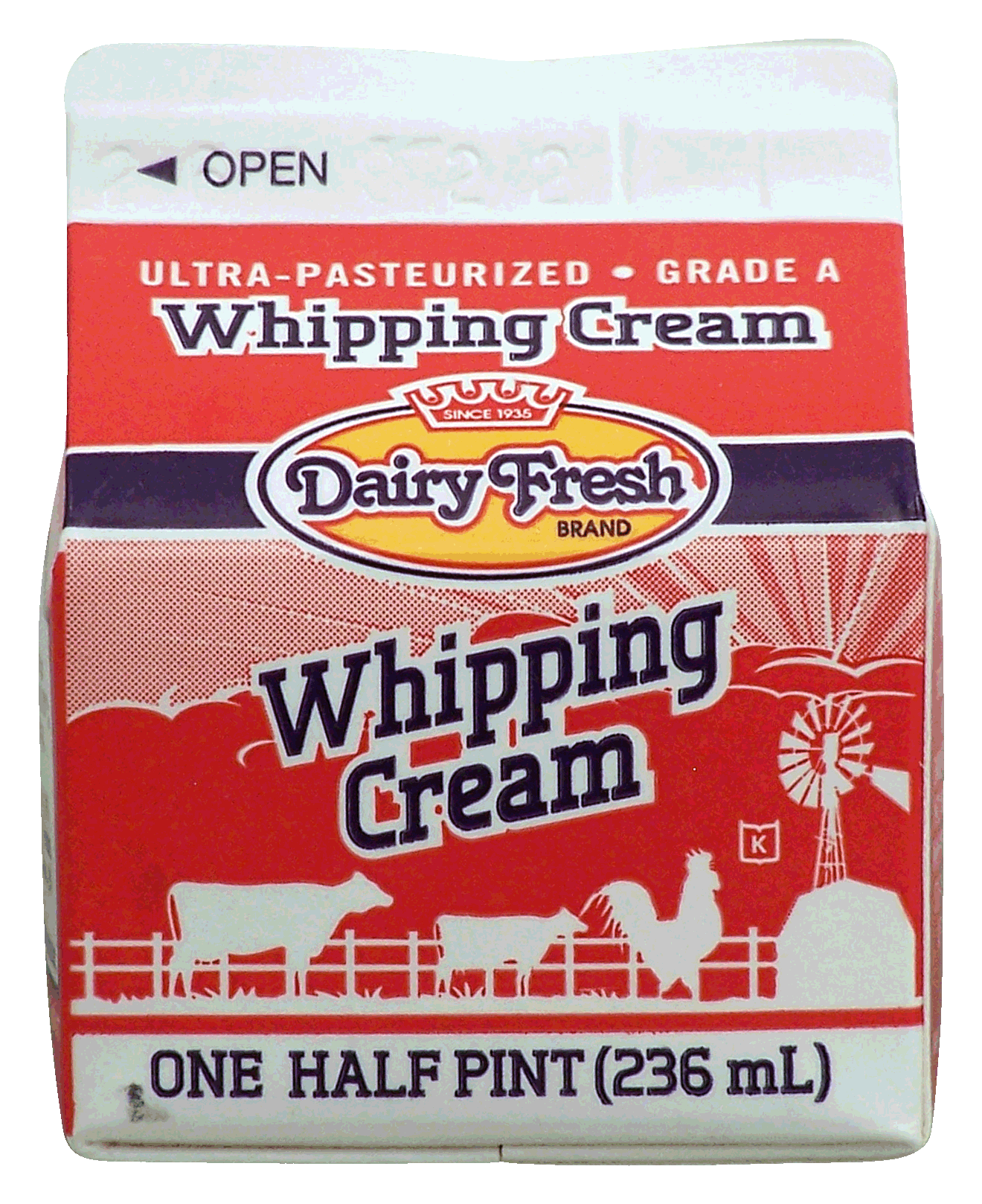 Dairy Fresh  whipping cream, ultra-pasteurized, grade a Full-Size Picture